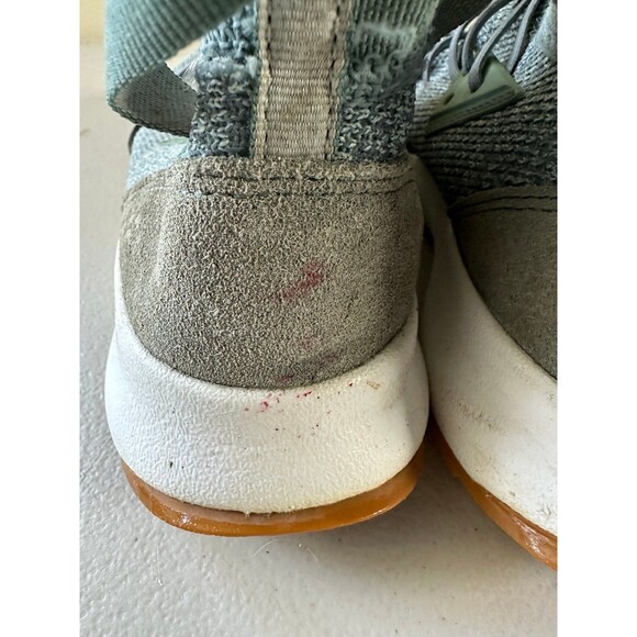 Adidas Women's Cloudfoam Neo Quesa Raw Green Athletic Running Shoes 7.5 - Picture 8 of 8